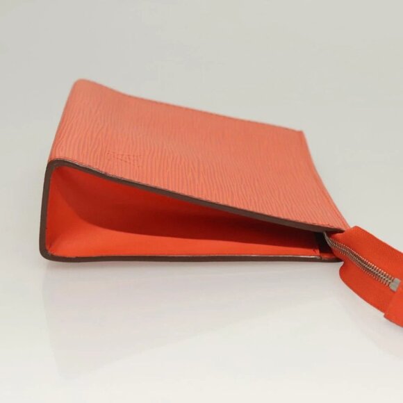 LOUIS VUITTON Epi Posh Toilet Pouch Orange Pimon - Picture 4 of 14